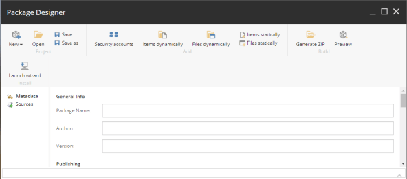 Sitecore Package Designer